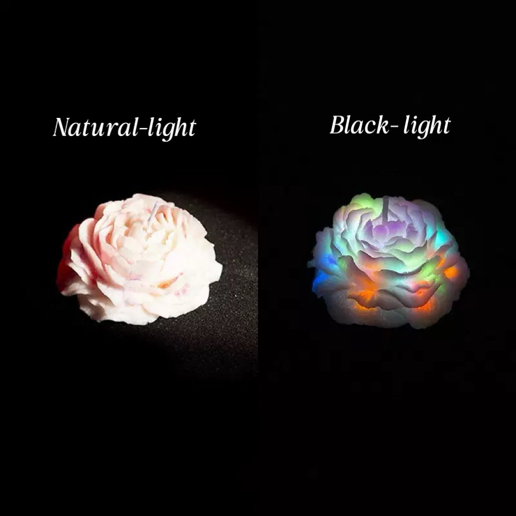Black-Light Rose Sensual Ritual Candle | Low Temperature Candle | From 2PCS - Image 2