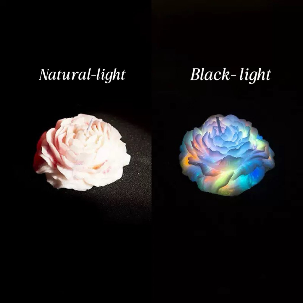 Black-Light Rose Sensual Ritual Candle | Low Temperature Candle | From 2PCS - Image 3