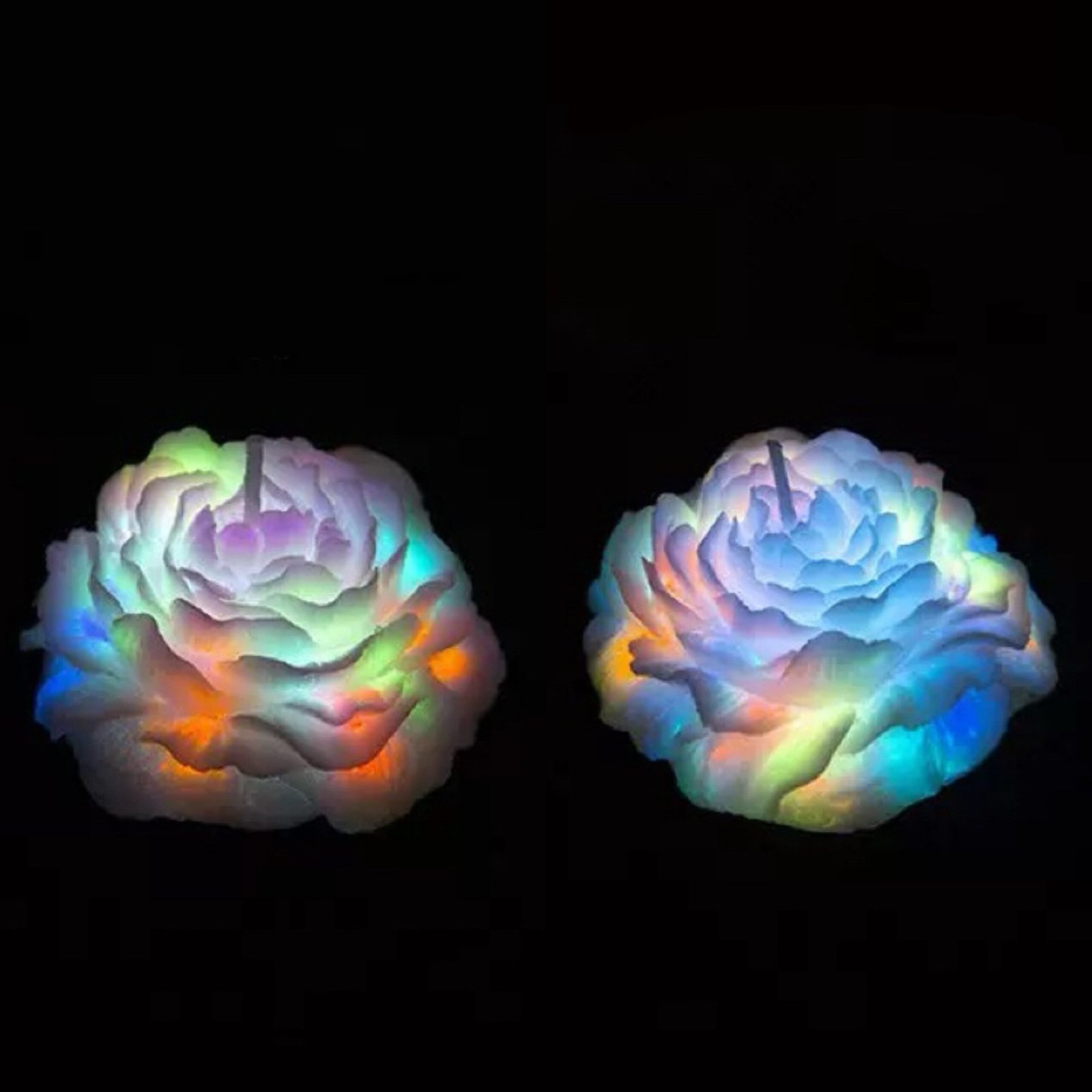 Black-Light Rose Sensual Ritual Candle | Low Temperature Candle | From 2PCS