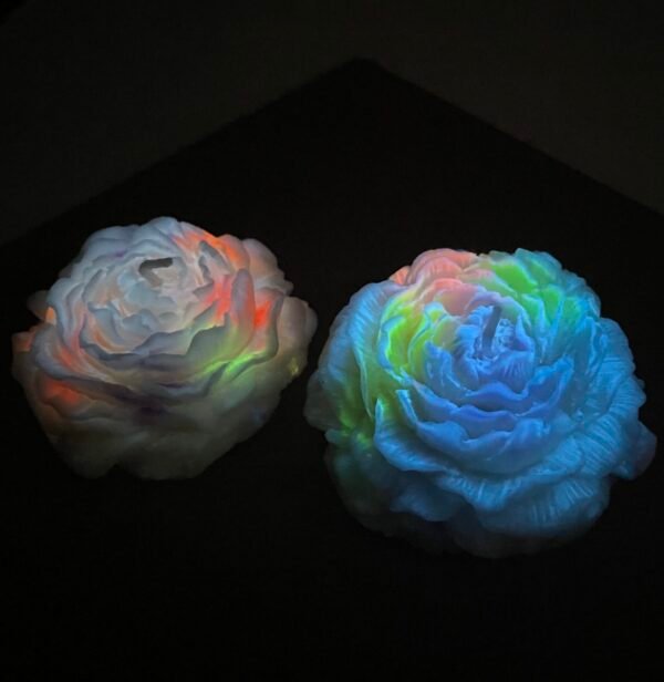 Afterglow Bloom | Black-Light Rose Low-Temperature Ritual Candle