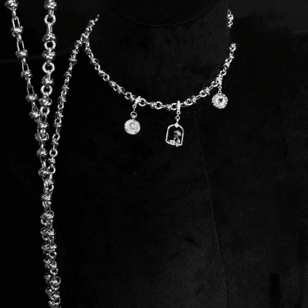 Knotbound | Convertible Chain Adornment Choker Necklace